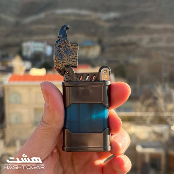 فندک عقابی وسط شیشه Eagle Lighter