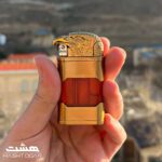 فندک دو حالته عقابی وسط شیشه Eagle Lighter