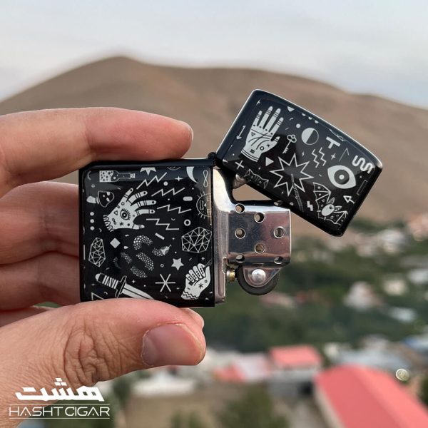 فندک زیپو طرح شب Zippo Night